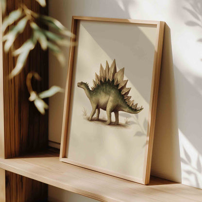 Dinosaur Nursery Wall Art Set - 11 Vintage Printable Prints