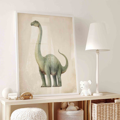 Dinosaur Nursery Wall Art Set - 11 Vintage Printable Prints