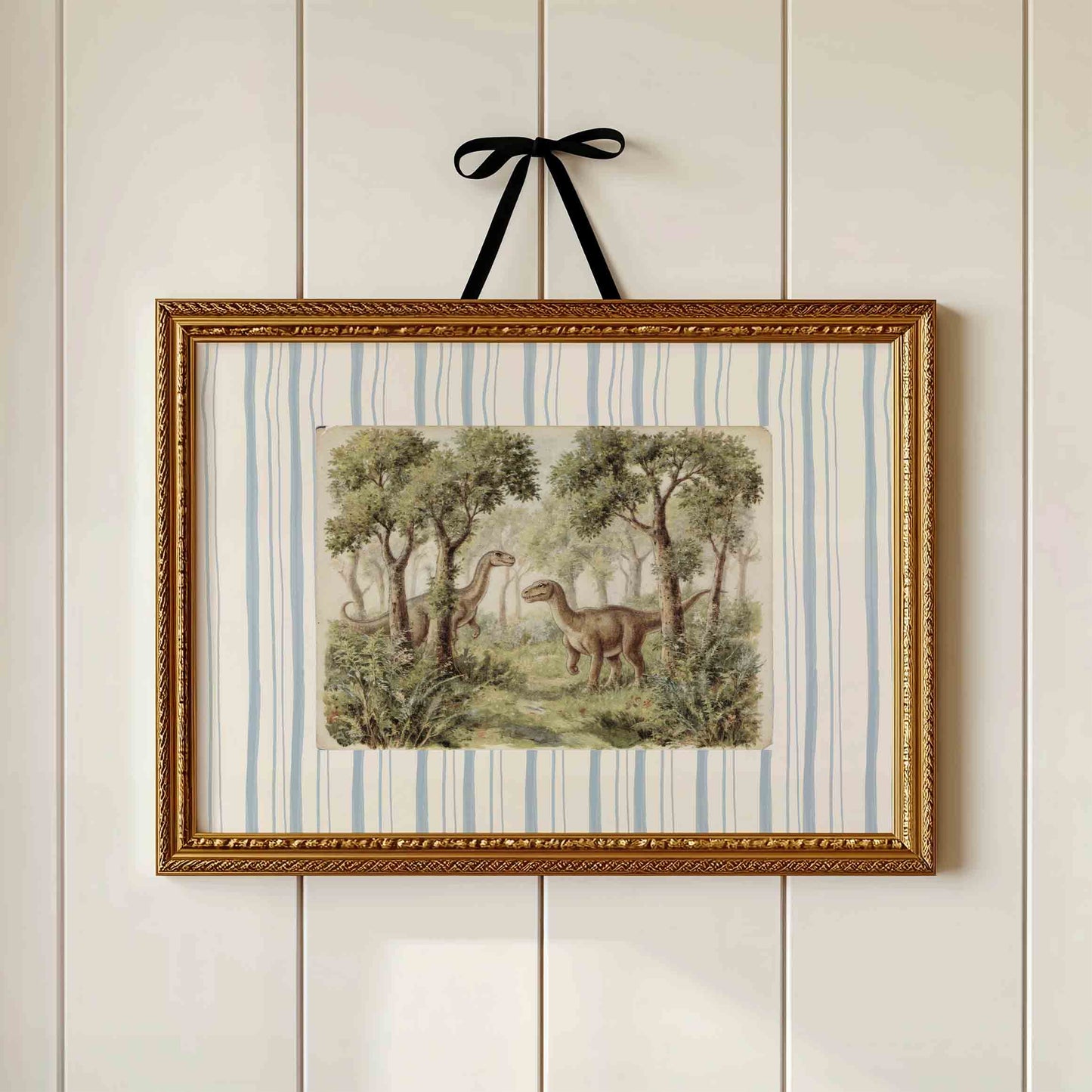 Dinosaur Nursery Wall Art Set - 11 Vintage Printable Prints