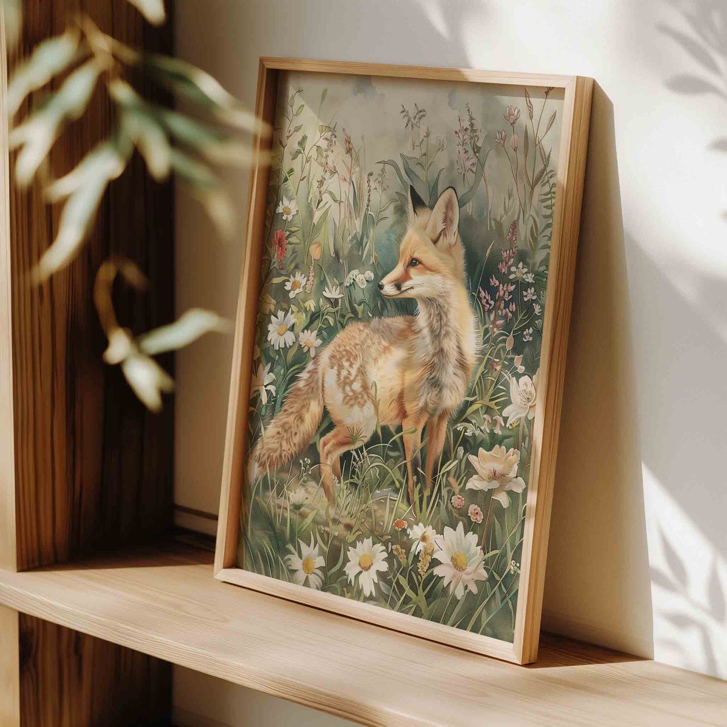 Vintage Woodland Baby Animals Prints - Set of 4