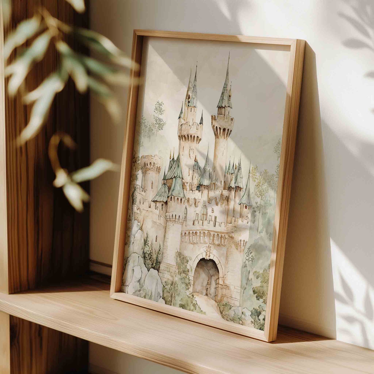 Castle nursery art Print - Set of 3 - 001