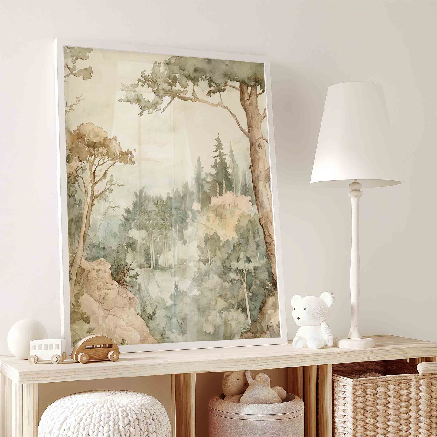 Castle nursery art Print - Set of 3 - 001