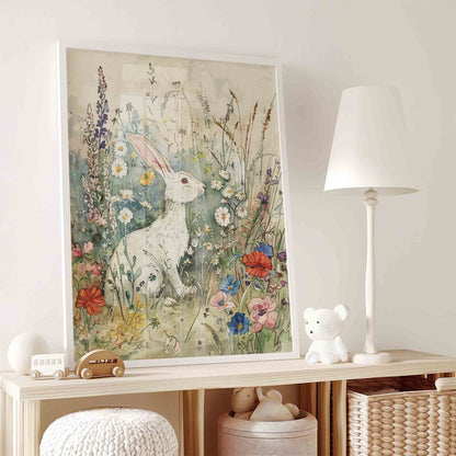 Vintage Nursery Gallery wall art - Set of 9 prints