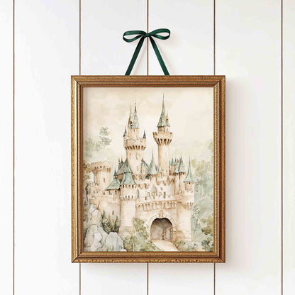 Castle nursery art Print - Set of 3 - 001