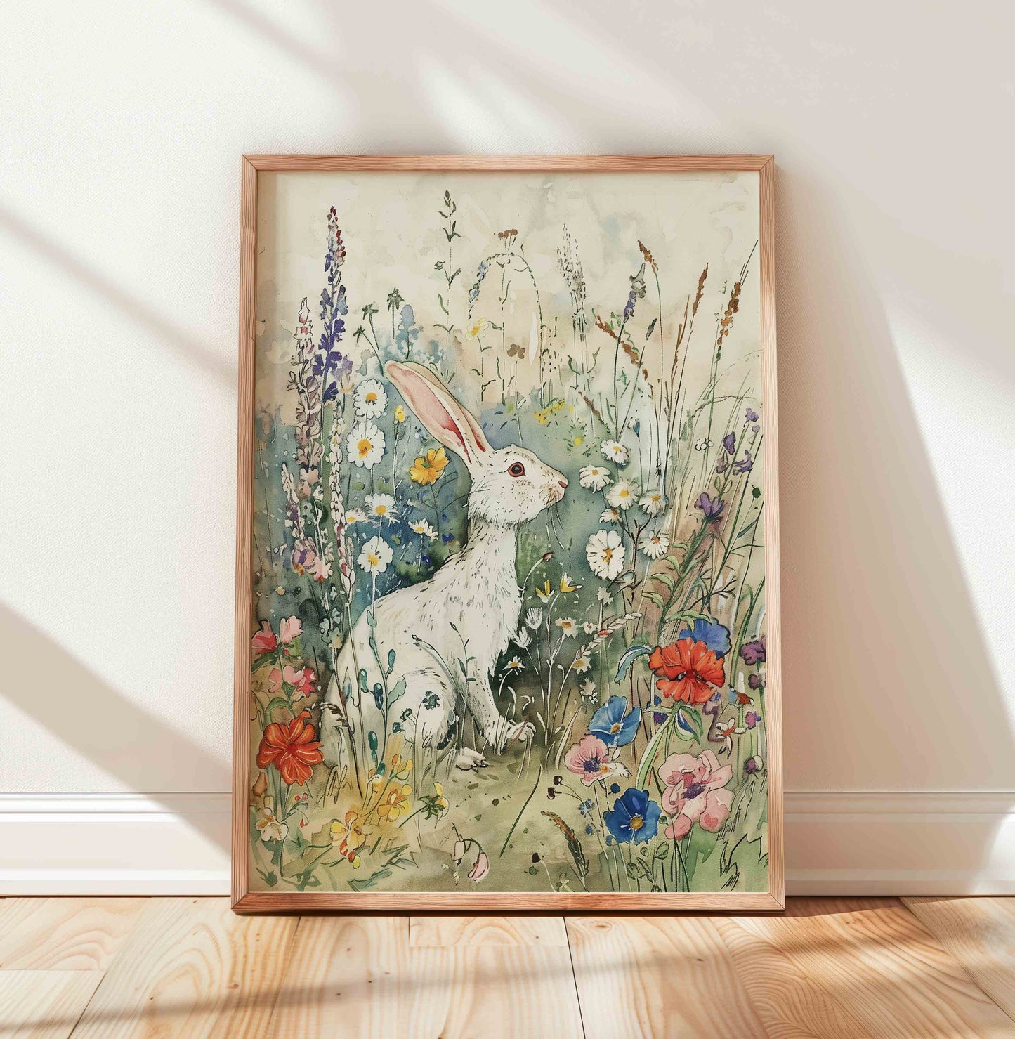 Vintage Nursery Gallery wall art - Set of 9 prints