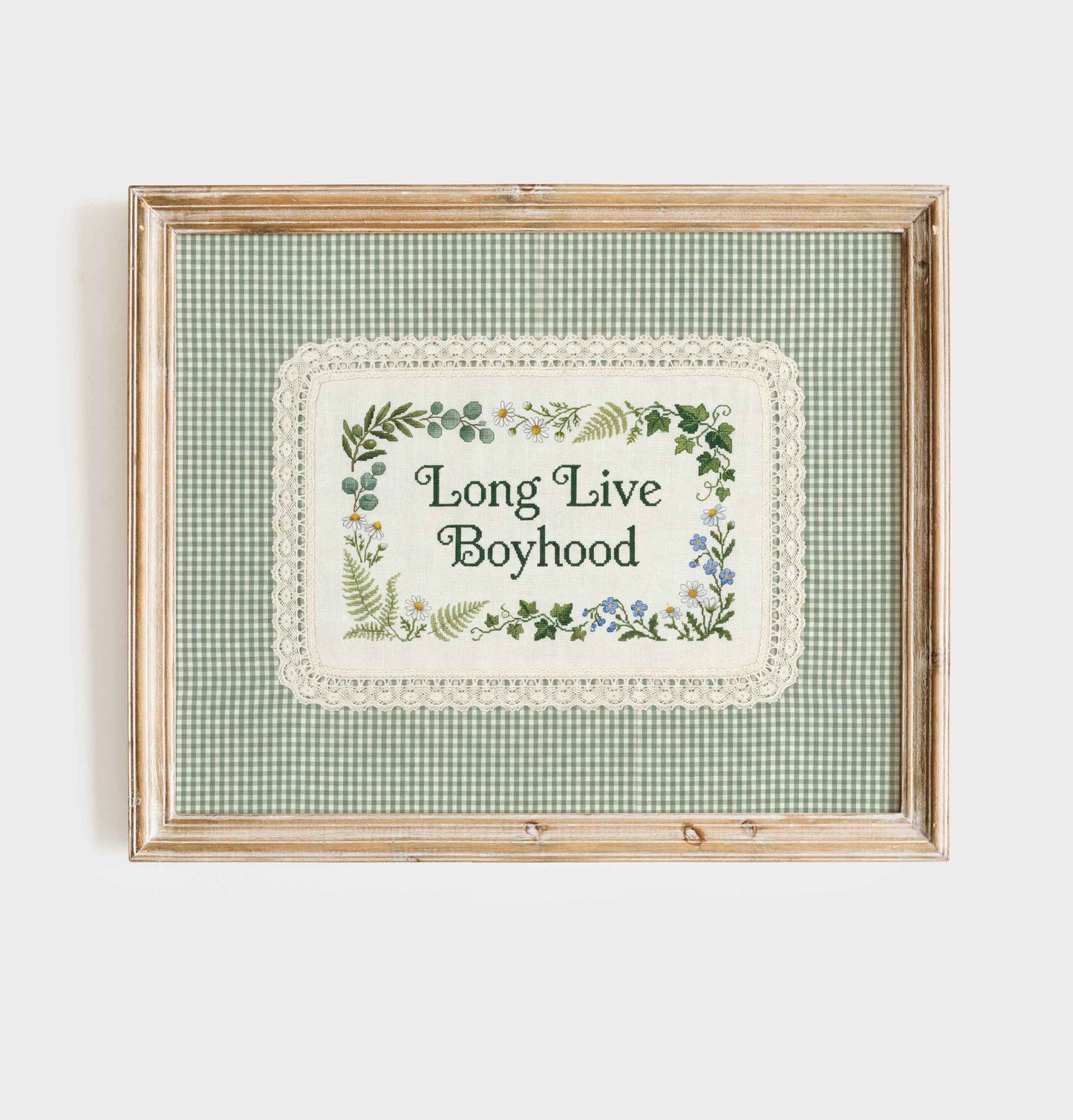 Classic vintage inspired wall art for a baby boy playroom