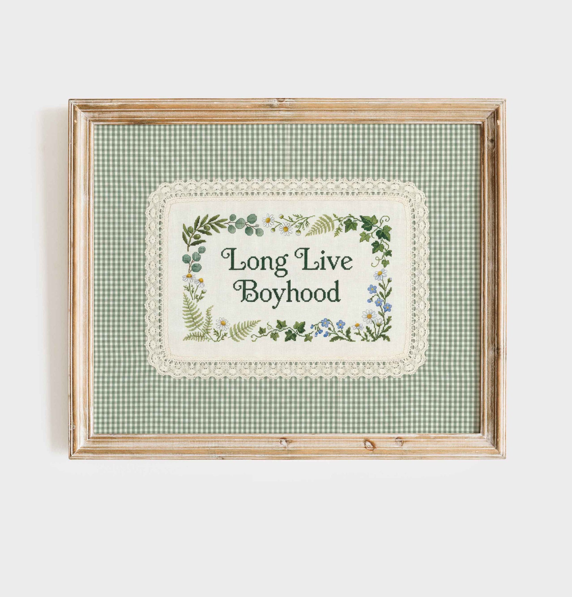 Classic vintage inspired wall art for a baby boy playroom
