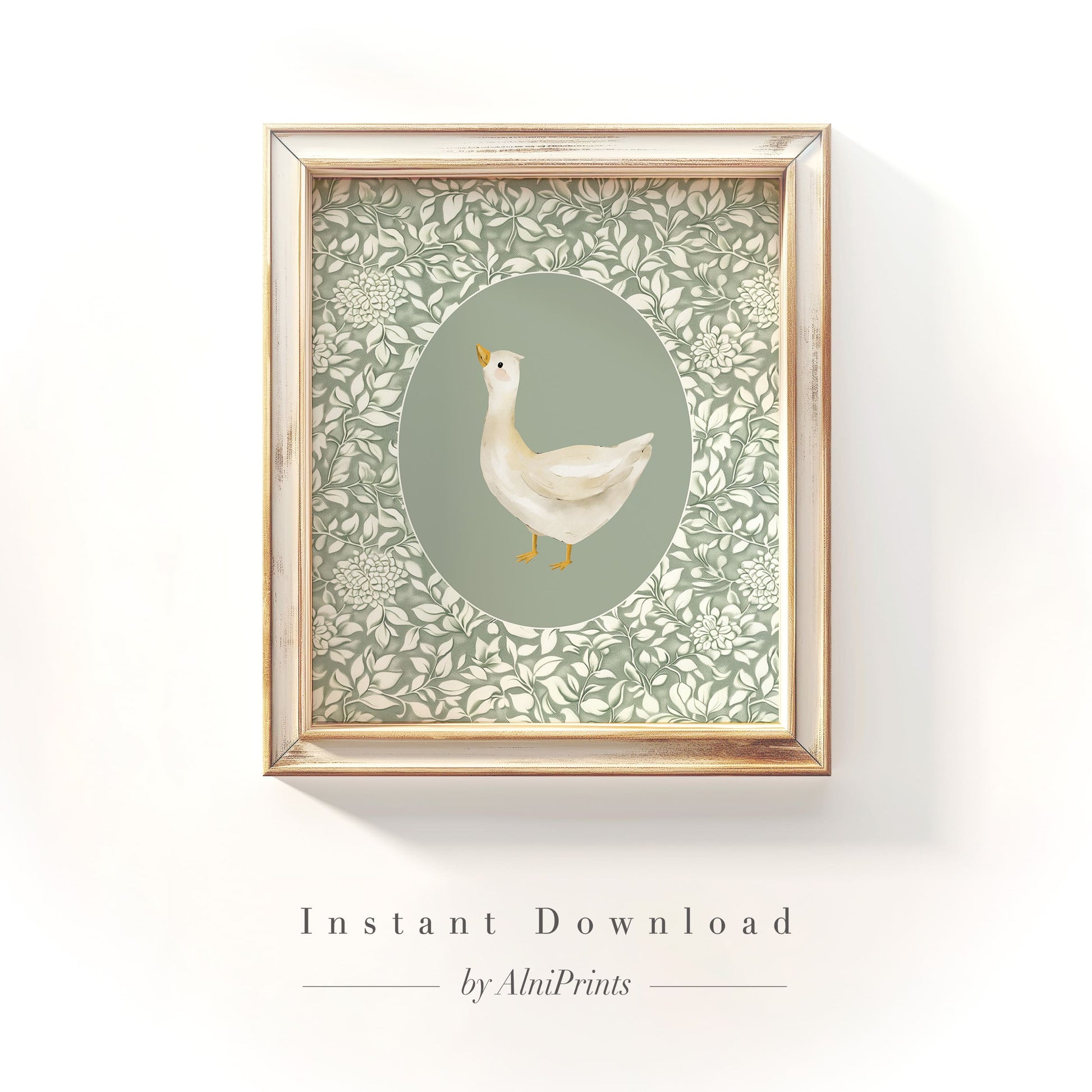 Charming Goose Wall Art – Pastoral Farmhouse Decor
