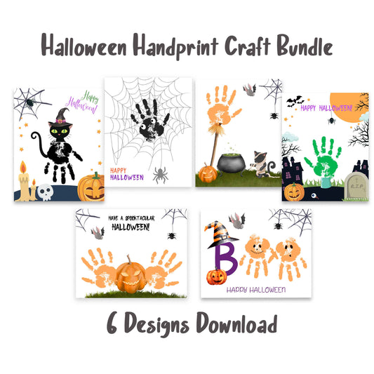 Halloween Handprint Craft Bundle